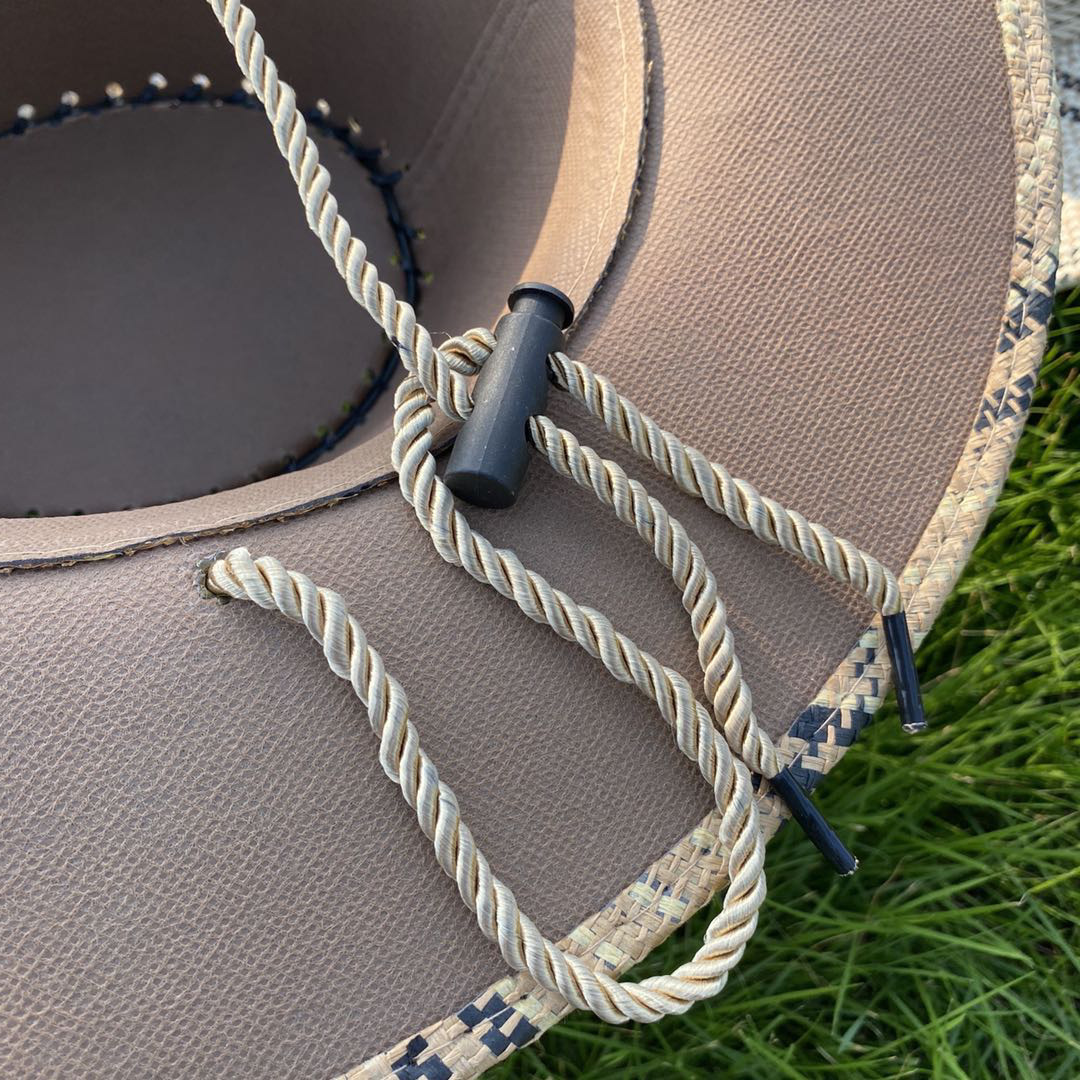 Spring and Summer Men's Straw Hat Cowboy Hat Wide Brim Outdoor Knight's Cap Camping Hat Sun Protection Sun Shade Straw Hat Travel Top Hat Spring and Summer Men's Straw Hat Cowboy Hat Wide Brim Outdoor Knight's Cap Camping Hat Sun Protection Sun Shade Straw Hat Travel Top Hat