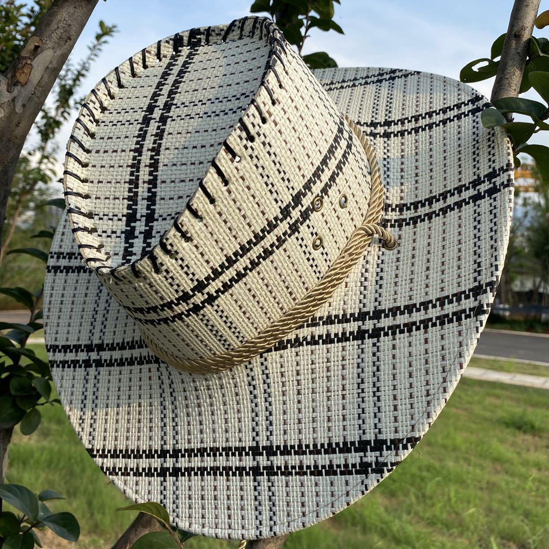 Spring and Summer Men's Straw Hat Cowboy Hat Wide Brim Outdoor Knight's Cap Camping Hat Sun Protection Sun Shade Straw Hat Travel Top Hat Spring and Summer Men's Straw Hat Cowboy Hat Wide Brim Outdoor Knight's Cap Camping Hat Sun Protection Sun Shade Straw Hat Travel Top Hat