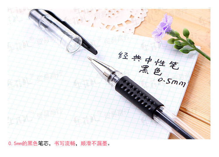 P-0034 European Standard Gel Pen Bullet Creative Stationery Syringe Ball Pen Office Supplies Signature Pen Factory Wholesale