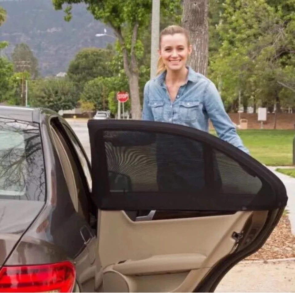 CrossBorder Car Curtain SunProof Car Door Side Window Sun Shade Car Outdoor MosquitoProof Screen Window Window Cover