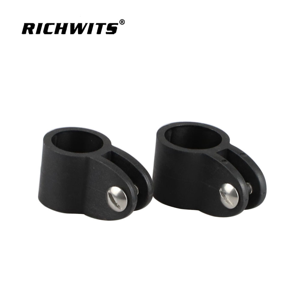 Black Nylon Plastic Sliding Sleeve Yacht Sun Shade Hardware Marine Hardware Pipe Joint Yacht Accessories