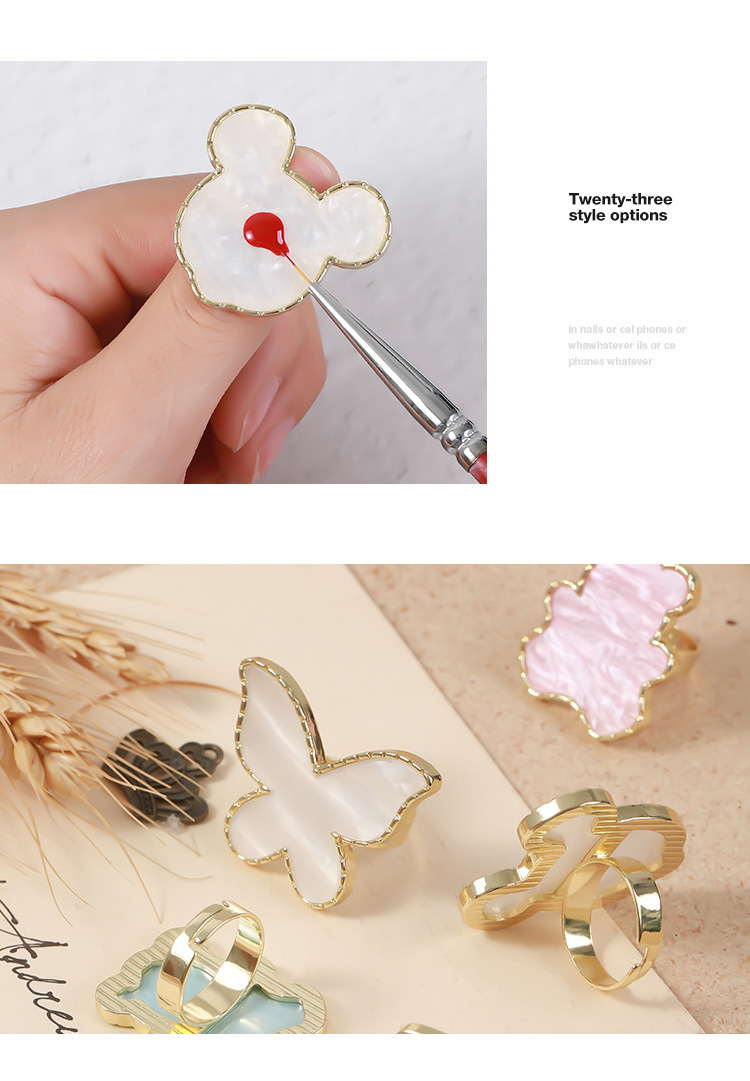 Internet Celebrity Nail Art Palette Agate Phnom Penh Resin Crystal Painted Ring Palette Nail Tip Display Manicure Implement Internet Celebrity Nail Art Palette Agate Phnom Penh Resin Crystal Painted Ring Palette Nail Tip Display Manicure Implement