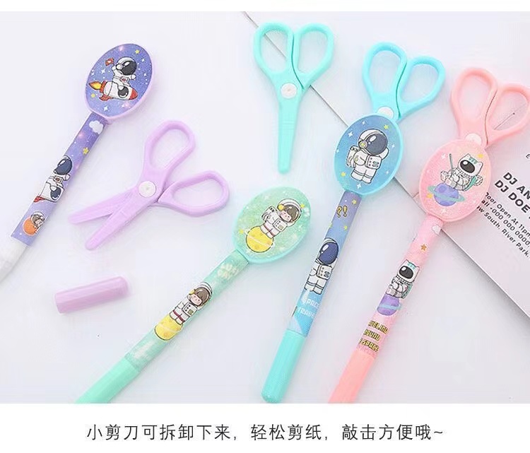 Creative Stationery Scissors Shape Gel Pen Student Children Fun Handmade Ball Pen Personalized Office Supplies Signature Pen Creative Stationery Scissors Shape Gel Pen Student Children Fun Handmade Ball Pen Personalized Office Supplies Signature Pen