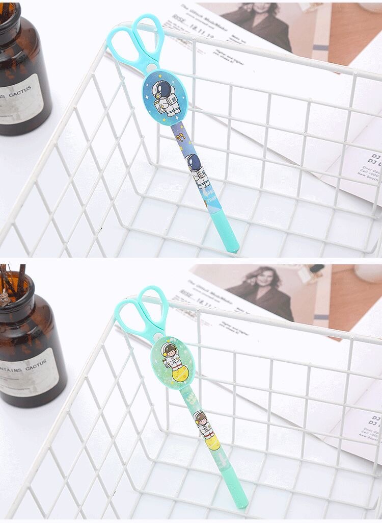 Creative Stationery Scissors Shape Gel Pen Student Children Fun Handmade Ball Pen Personalized Office Supplies Signature Pen Creative Stationery Scissors Shape Gel Pen Student Children Fun Handmade Ball Pen Personalized Office Supplies Signature Pen