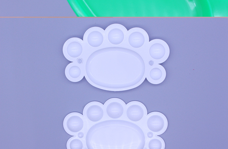 Children diy graffiti painting art palette palette oil painting palette pigment palette small eight-eye palette Children diy graffiti painting art palette palette oil painting palette pigment palette small eight-eye palette