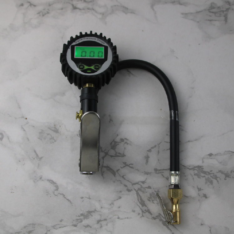 Factory Supply Tire Inflating Meter Deflated Inflatable Gun Tire Gun Pressure Measuring Inflating Meter with Oil Gauge Tire Inflator