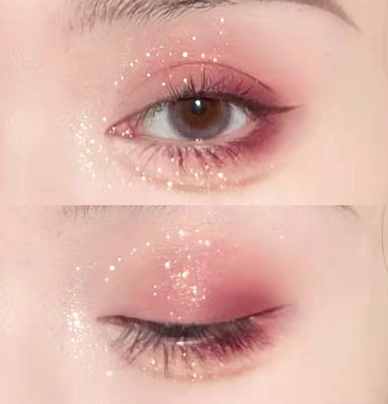 Suikone Sukana Glow Soft Light Four Color Eyeshadow Palette Shimmer Matte Thin and Glittering Earth Color Portable Daily Makeup Suikone Sukana Glow Soft Light Four Color Eyeshadow Palette Shimmer Matte Thin and Glittering Earth Color Portable Daily Makeup