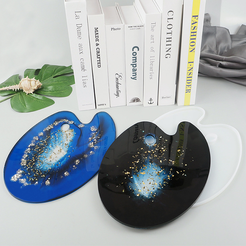DIY Crystal Glue Mold Creative Handmade Mirror Palette Drawing Board Resin Table Filling Material Silicone Mold DIY Crystal Glue Mold Creative Handmade Mirror Palette Drawing Board Resin Table Filling Material Silicone Mold