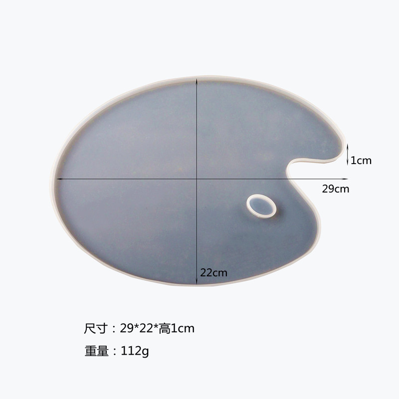 DIY Crystal Glue Mold Creative Handmade Mirror Palette Drawing Board Resin Table Filling Material Silicone Mold DIY Crystal Glue Mold Creative Handmade Mirror Palette Drawing Board Resin Table Filling Material Silicone Mold