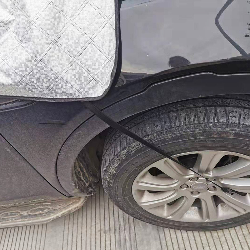 Foldable Aluminum Foil Car Sun Shade Summer Sunscreen Half Car Cover Sun-Proof Heat Insulator Curtain Car Sunshade