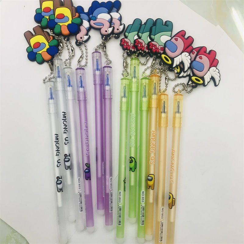 Creative Cartoon Animal Pendant Gel Pen 0.5 Blue Refill Cute Korean Style Erasable Pen Primary School Grade Learning Creative Cartoon Animal Pendant Gel Pen 0.5 Blue Refill Cute Korean Style Erasable Pen Primary School Grade Learning