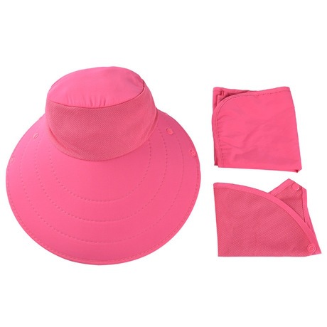 Factory Price Wholesale Labor Protection Worker Lady Summer Cycling Sun Shade Face Care UV Protection Wide Brim Hat Tea Picking Hat