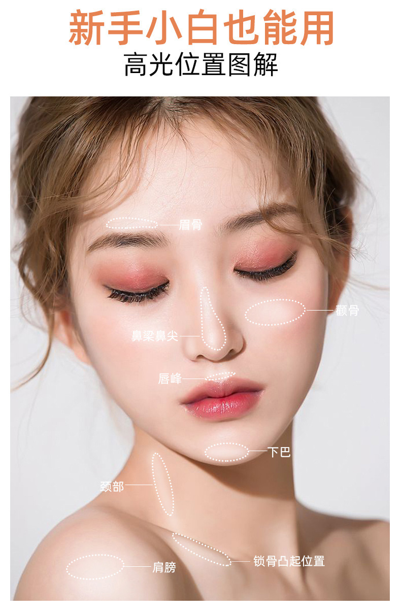 Three-in-One Three-Color Highlight Contour Compact Blush Makeup Palette Glitter Face Brightening Matte Nose Shadow Makeup Cosmetics Three-in-One Three-Color Highlight Contour Compact Blush Makeup Palette Glitter Face Brightening Matte Nose Shadow Makeup Cosmetics