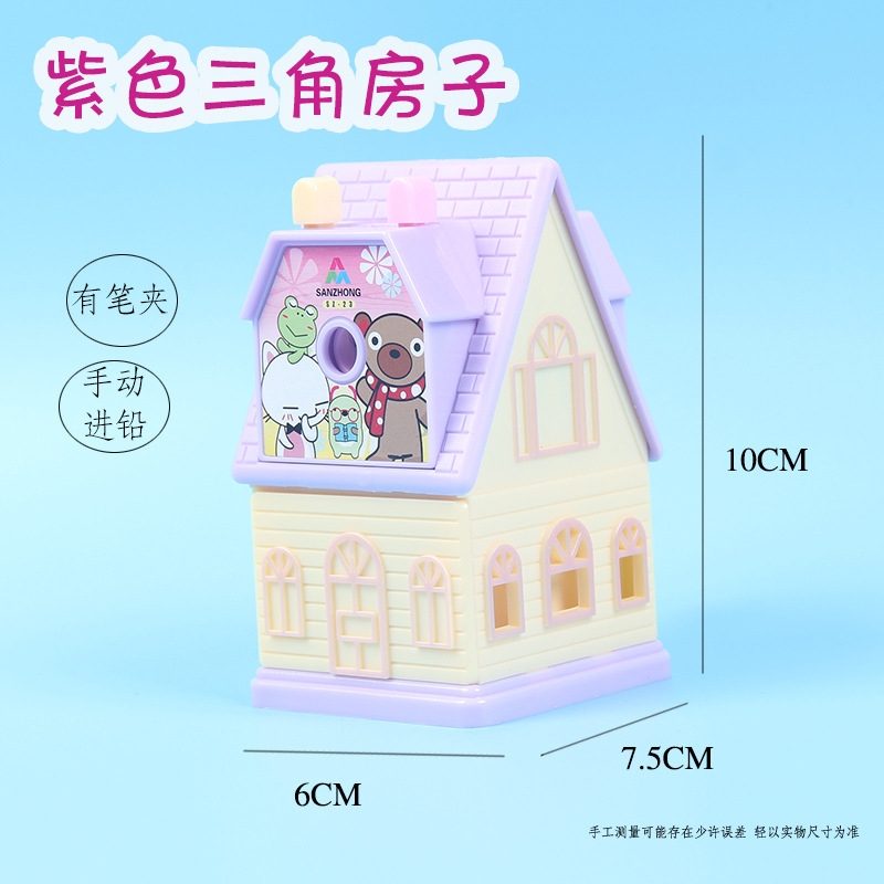 Factory Wholesale Pencil Pencil Shapper Hand-Cranked Primary School Student Pencil Sharpener Cartoon Cute Automatic Lead Pencil Sharpener Stationery Factory Wholesale Pencil Pencil Shapper Hand-Cranked Primary School Student Pencil Sharpener Cartoon Cute Automatic Lead Pencil Sharpener Stationery
