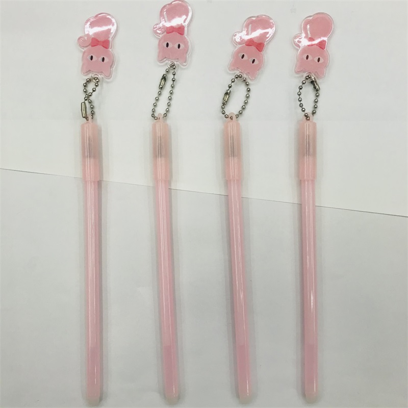 Black Gel Pen Cap-Pulling Cute Super Cute Pendant Pen Stationery Pen Special Ballpoint Pen for Notes Black Gel Pen Cap-Pulling Cute Super Cute Pendant Pen Stationery Pen Special Ballpoint Pen for Notes