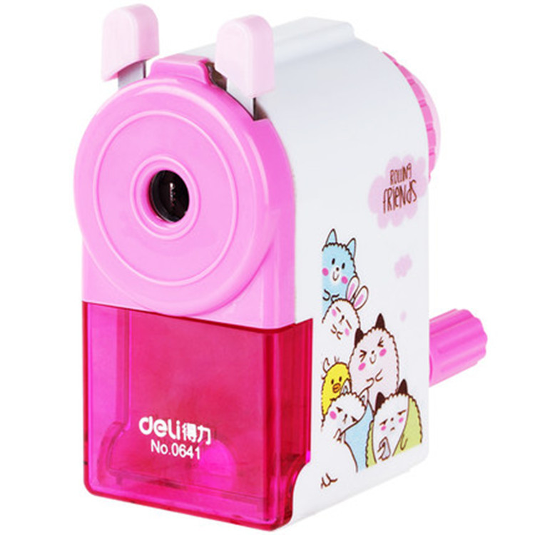Deli Stationery 0641 Pencil Sharpener Hand-Cranked Pencil Sharpener Pencil Sharpener Pencil Sharpener Manual Pencil Sharpener for Children