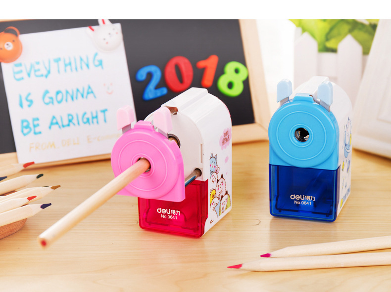 Deli Stationery 0641 Pencil Sharpener Hand-Cranked Pencil Sharpener Pencil Sharpener Pencil Sharpener Manual Pencil Sharpener for Children Deli Stationery 0641 Pencil Sharpener Hand-Cranked Pencil Sharpener Pencil Sharpener Pencil Sharpener Manual Pencil Sharpener for Children