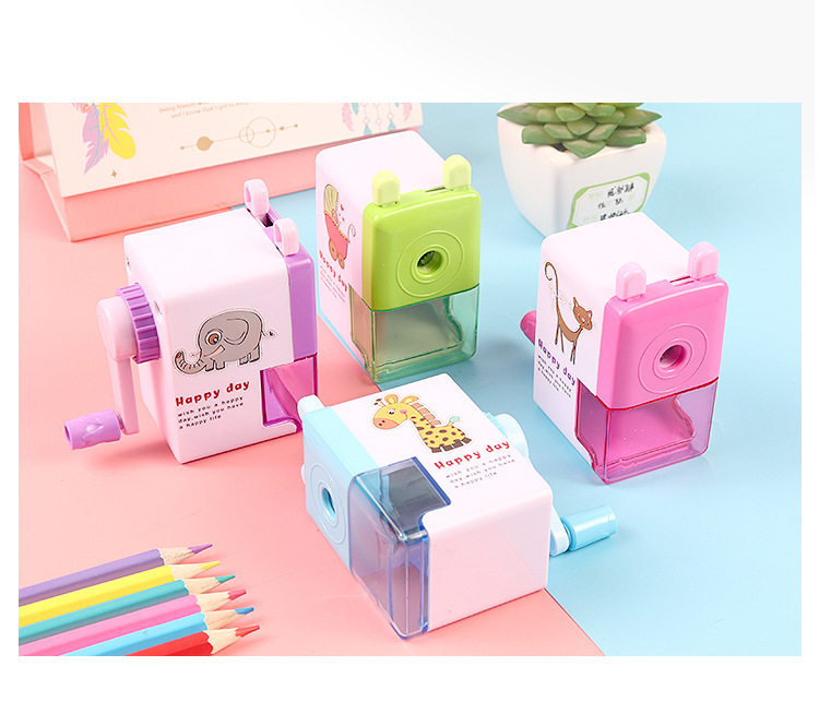 Special Offer School Supplies Automatic Pen Input Pencil Shapper Hand Shake Pencil Sharpener Pen Spinning Pencil Sharpener Student Wholesale Prizes