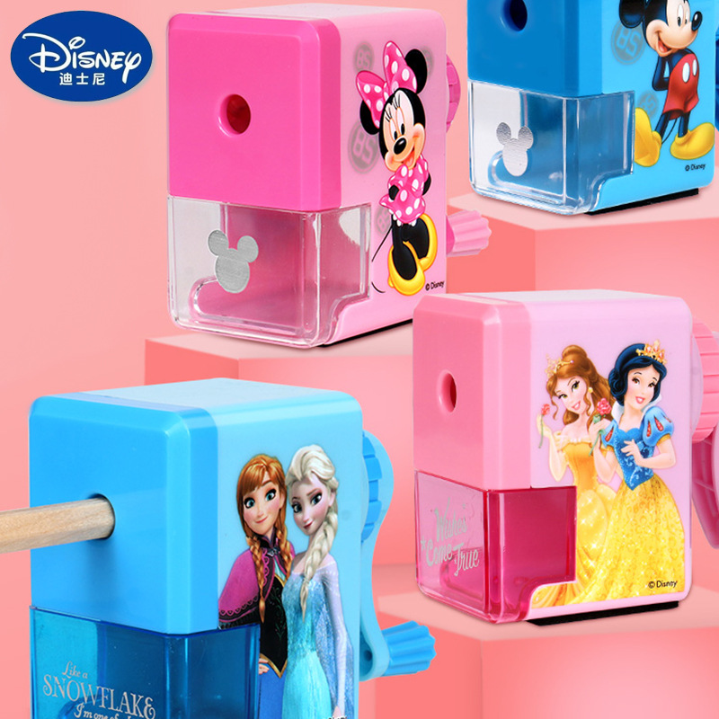 New Primary School Student Self-Arranged Pencil Shapper Children&#039;s Desktop Pencil Sharpener Hand Pencil Sharpener 6 Color Promotion Wholesale