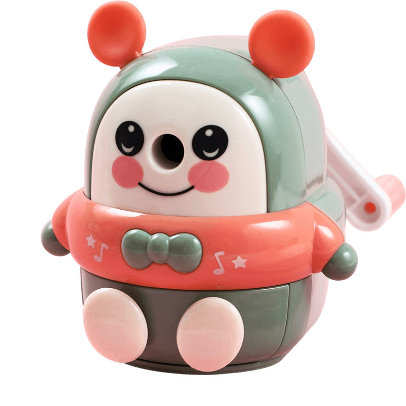 Children Learning Stationery Pencil-Sharpening Machine Creative Hand Shake Pencil Sharpener Children&#039;s Primary and Secondary School Gift Pencil Sharpener Pencil Shapper