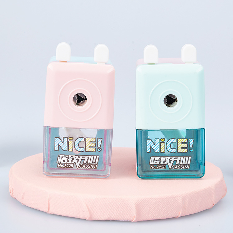 Factory Direct Supply Cute Penknife Cartoon Creative Pencil Sharpener E-Commerce Drainage Hand-Cranking Pencil Sharpener Wholesale Pencil Sharpener