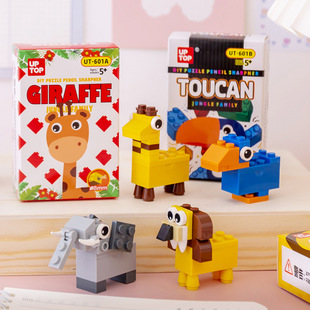 Creative Stationery Robot Hand-Cranking Pencil Sharpener Cute Cartoon Pencil Sharpener Students' Supplies Manual Rotation Penknife