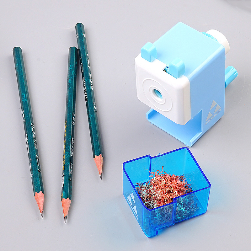 Creative Hand-Cranked Pencil Sharpener Pencil Sharpener Cute Pencil Shapper Primary and Secondary School Pencil-Sharpening Machine Gift Children Learning Stationery