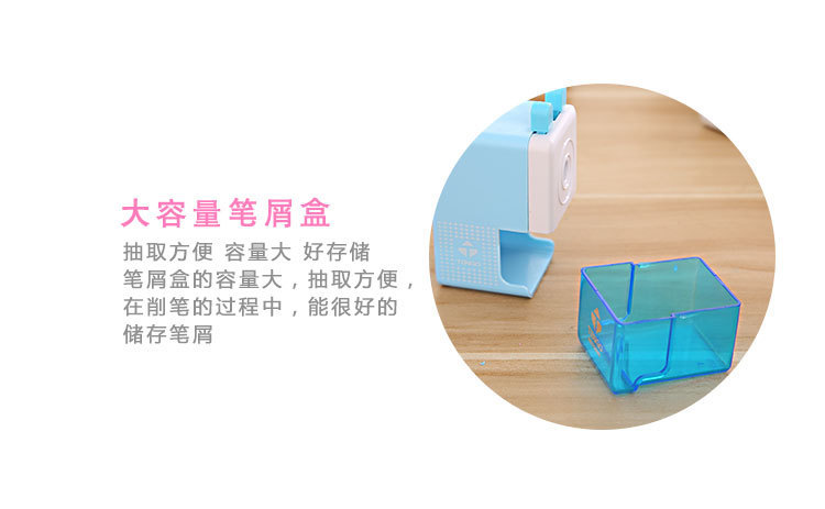 Creative Hand-Cranked Pencil Sharpener Pencil Sharpener Cute Pencil Shapper Primary and Secondary School Pencil-Sharpening Machine Gift Children Learning Stationery