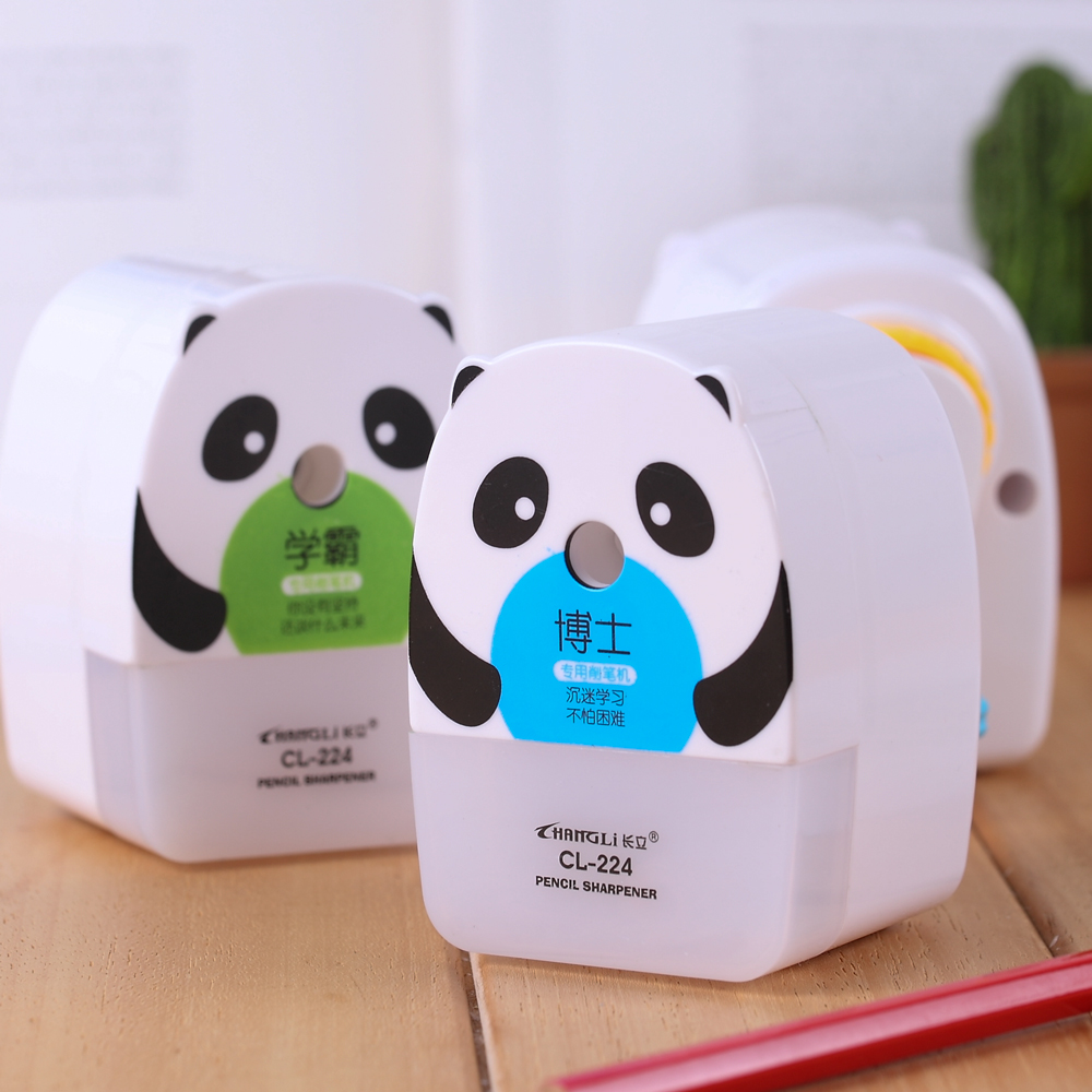 Changli 224 Student Cartoon Automatic Advance and Retreat Lead Pencil Sharpener Hand-Cranked