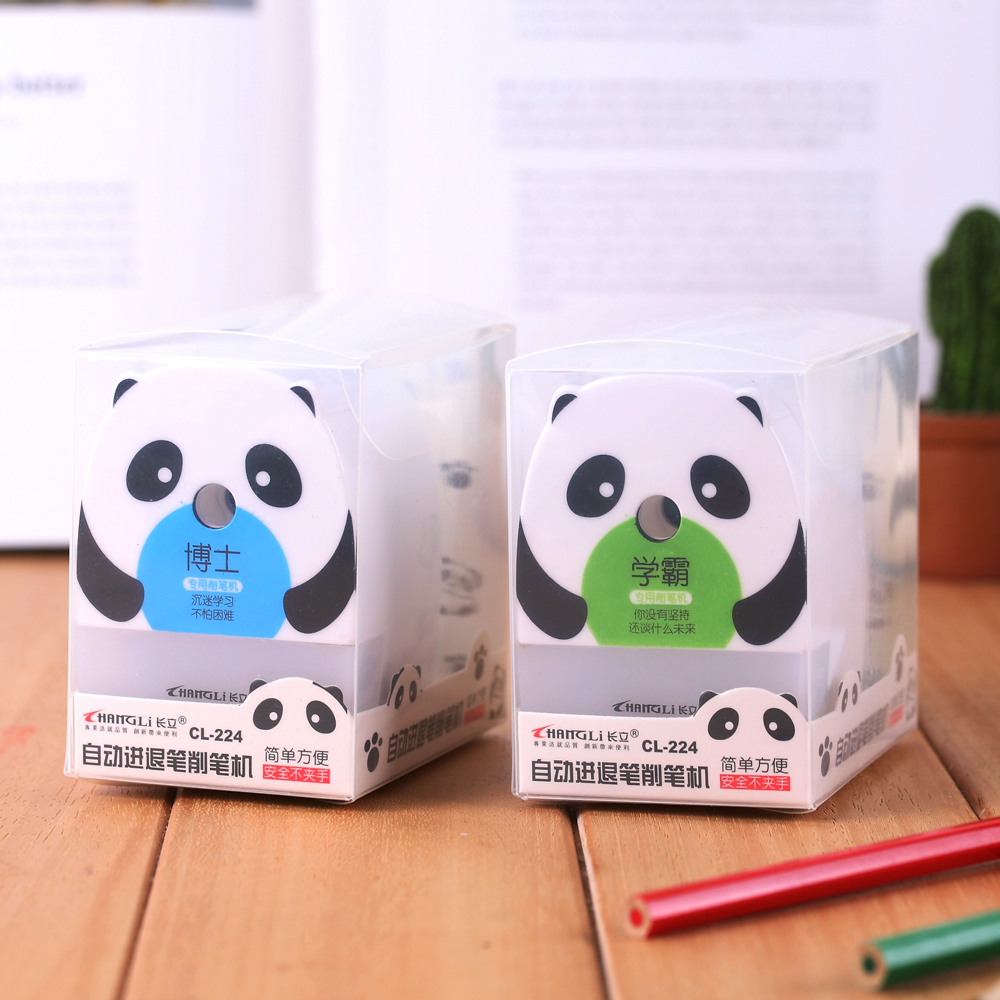 Changli 224 Student Cartoon Automatic Advance and Retreat Lead Pencil Sharpener Hand-Cranked