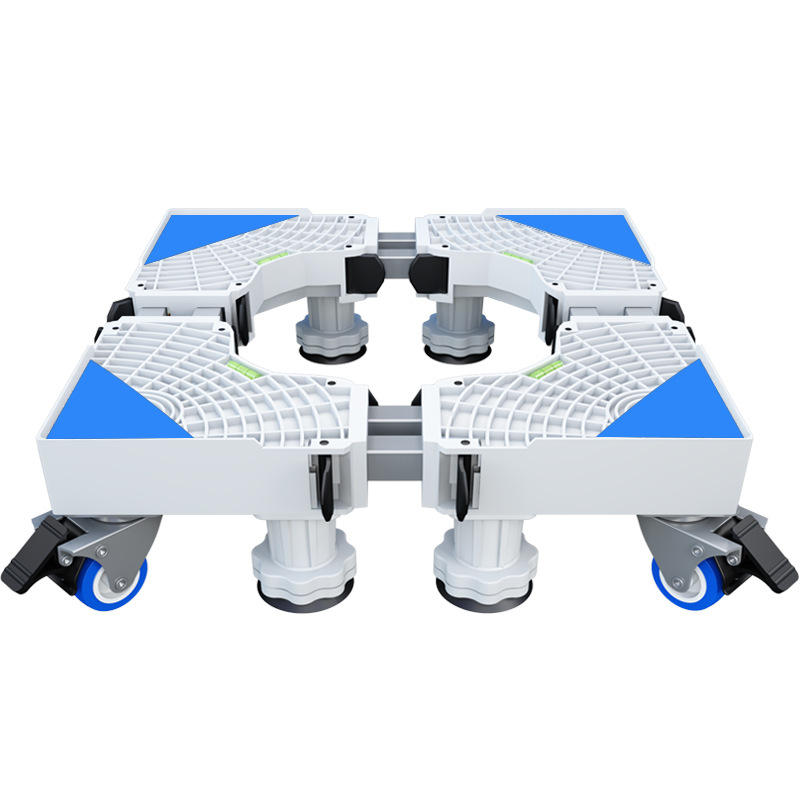 General Washing Machine Base Pulley Brake Lifting Mobile Base Bracket Storage Rack Home Appliance Bracket
