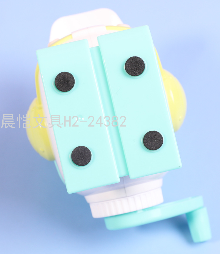 School Season Gift Cartoon Aircraft Propeller Shape Hand-Cranking Pencil Sharpener Elementary School Student Automatic Pen Pencil Shapper