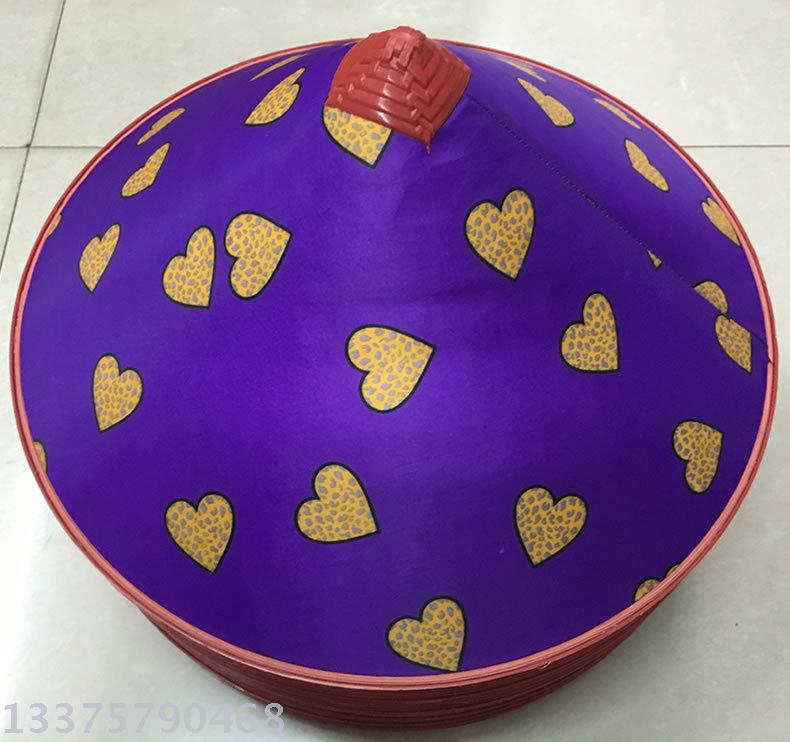 Umbrella cloth plastic hats hainan fishermen hats manufacturers wholesale Vietnamese hat sun shade flower pointy hat