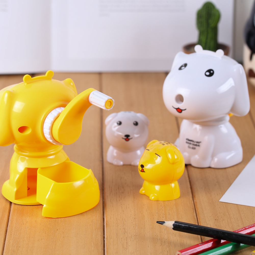 Changli 221 Student Cartoon 1 plus 1 Defining a Puppy Automatically by a Many-Horned Lead Pencil Sharpener Hand