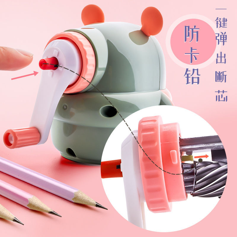 Pencil Sharpener Pencil Shapper Cartoon Automatic Lead Kindergarten Cute Cartoon Hand Pencil Sharpener Pencil Sharpener Printable