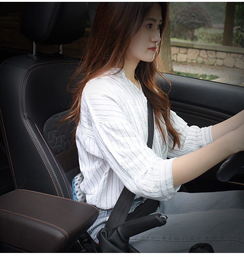Amazon Back Cushion Waist Support Office Car Cushion Chair Car Seat Cushion Memory Cotton Pregnant Women Back Waist Pad