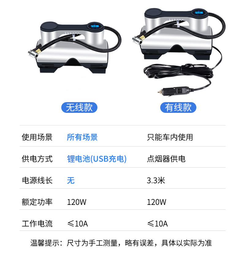 Car Electric Air Pump Car Small Portable Inflator 12V High Power Charging Cylinder Car Electric Air Pump Car Small Portable Inflator 12V High Power Charging Cylinder