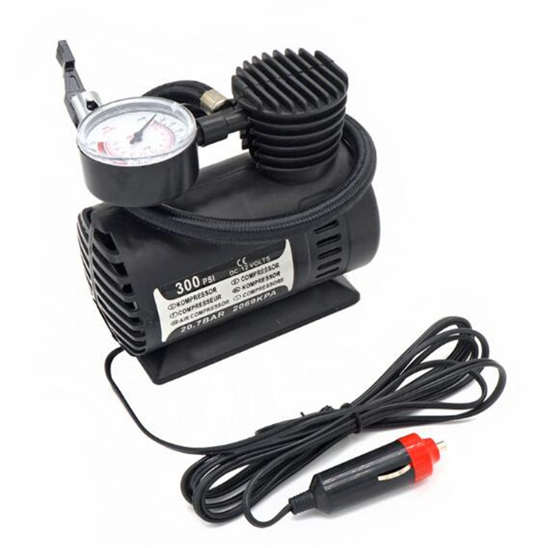 Micro air pump 12V inflator tire inflation locomotives contained air pump