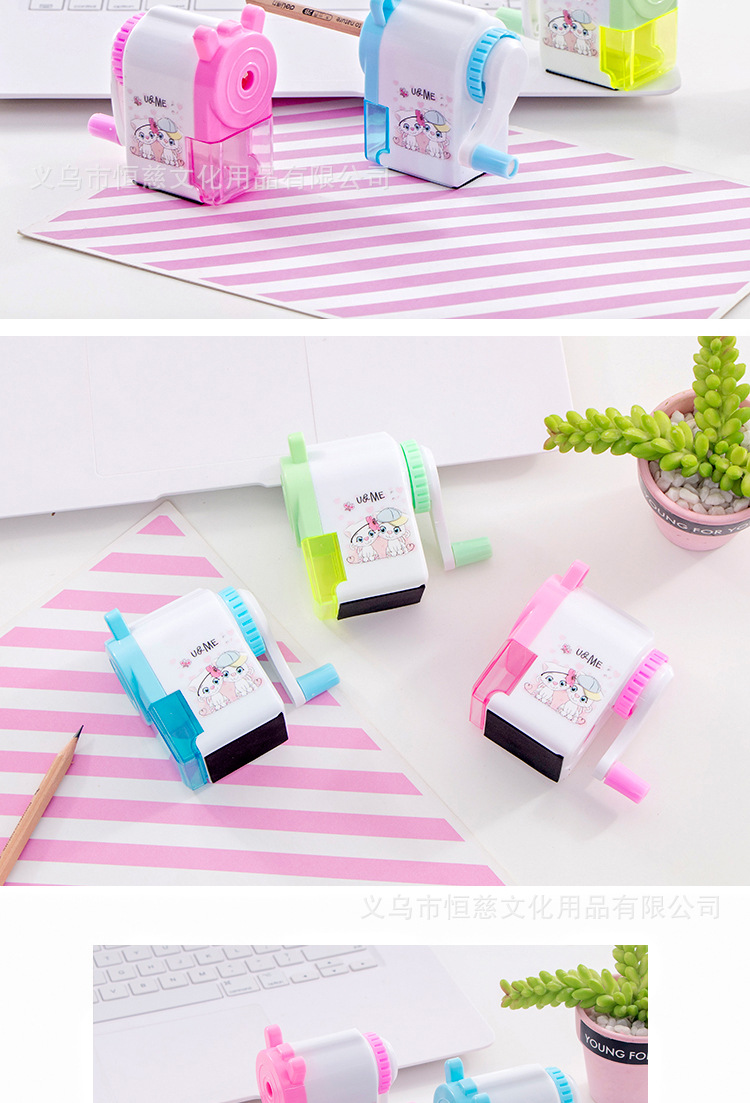 Creative Cartoon Automatic Pen Entry Pencil Shapper Student Studying Stationery Supplies Children's Hand Shake Pencil Sharpener Factory Wholesale Creative Cartoon Automatic Pen Entry Pencil Shapper Student Studying Stationery Supplies Children's Hand Shake Pencil Sharpener Factory Wholesale