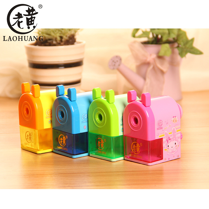 Manufacturers Produce Zinc Alloy Steel Knife Penknife E-Commerce Hand-Cranking Pencil Sharpener Student Creativity Customized Stationery