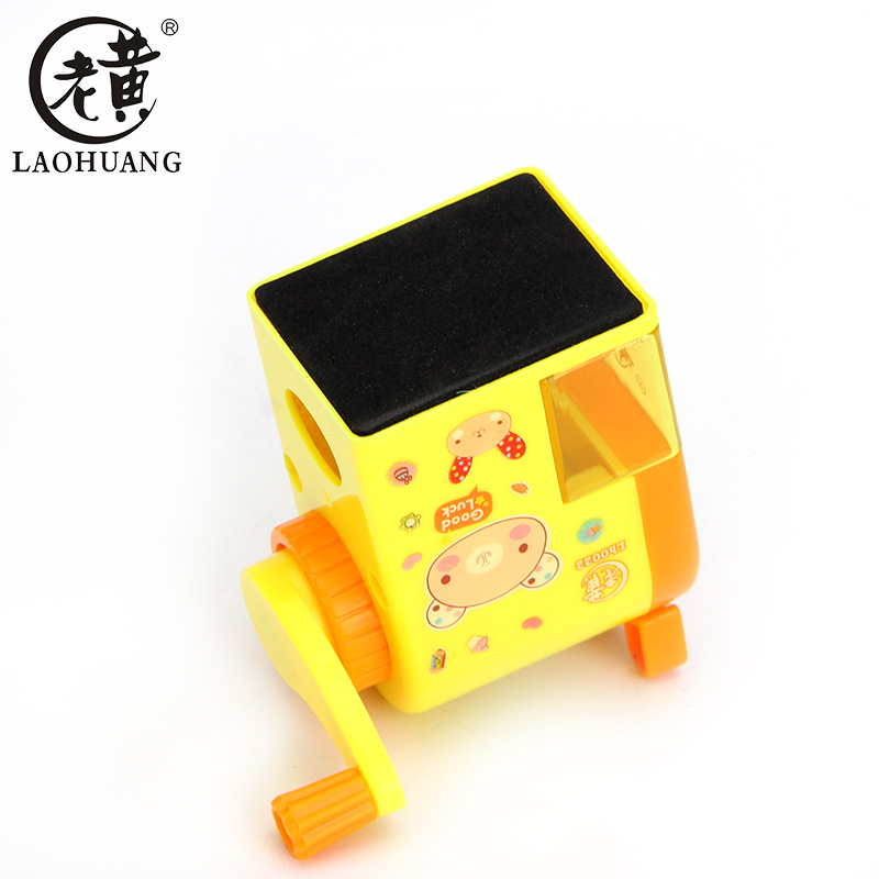 Manufacturers Produce Zinc Alloy Steel Knife Penknife E-Commerce Hand-Cranking Pencil Sharpener Student Creativity Customized Stationery