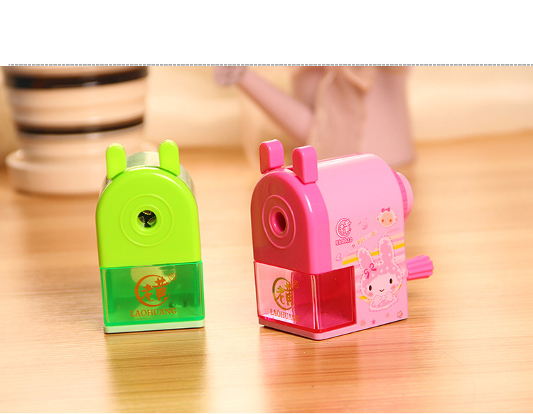 Manufacturers Produce Zinc Alloy Steel Knife Penknife E-Commerce Hand-Cranking Pencil Sharpener Student Creativity Customized Stationery