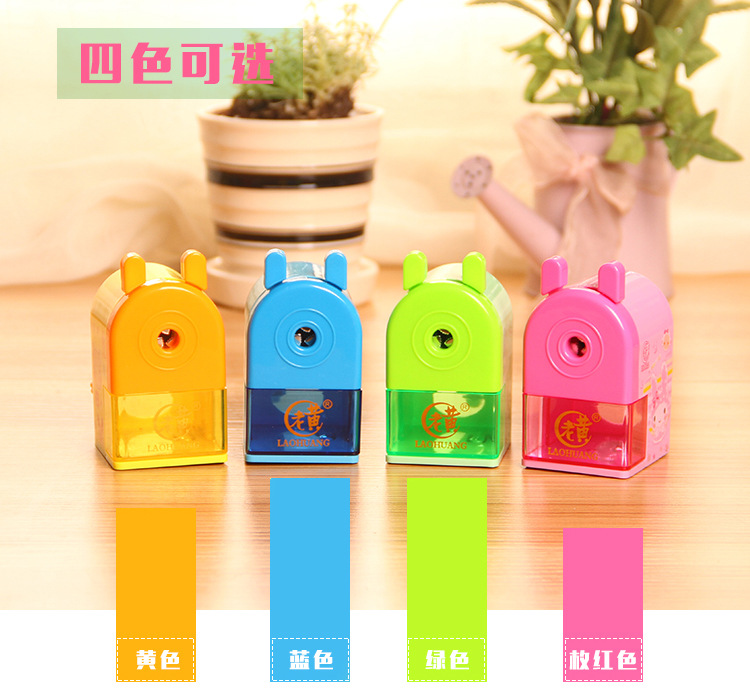Manufacturers Produce Zinc Alloy Steel Knife Penknife E-Commerce Hand-Cranking Pencil Sharpener Student Creativity Customized Stationery