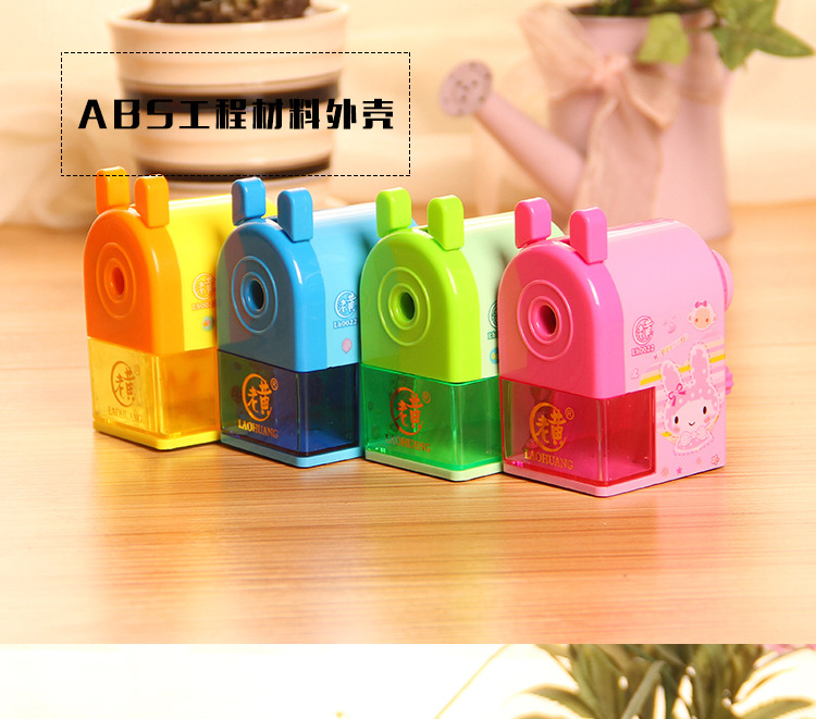 Manufacturers Produce Zinc Alloy Steel Knife Penknife E-Commerce Hand-Cranking Pencil Sharpener Student Creativity Customized Stationery