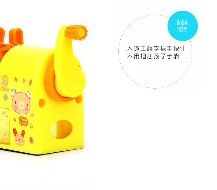 Manufacturers Produce Zinc Alloy Steel Knife Penknife E-Commerce Hand-Cranking Pencil Sharpener Student Creativity Customized Stationery