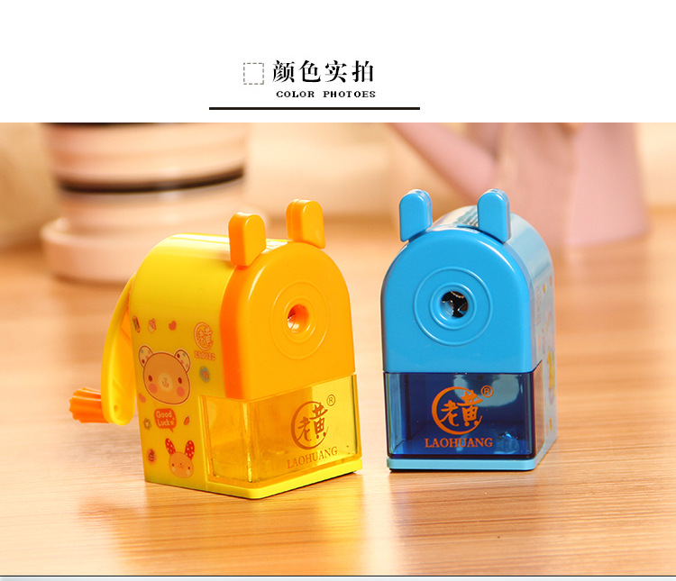 Manufacturers Produce Zinc Alloy Steel Knife Penknife E-Commerce Hand-Cranking Pencil Sharpener Student Creativity Customized Stationery