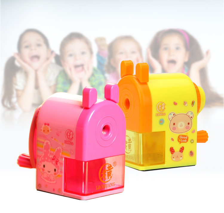Manufacturers Produce Zinc Alloy Steel Knife Penknife E-Commerce Hand-Cranking Pencil Sharpener Student Creativity Customized Stationery