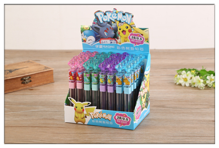 Pokemon Color Polymer Lead Refill 2B/0.5mm Propelling Pencil Core Replacement