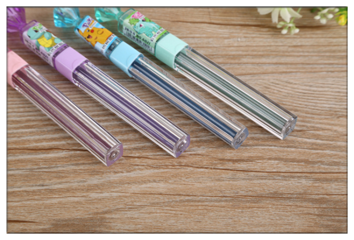 Pokemon Color Polymer Lead Refill 2B/0.5mm Propelling Pencil Core Replacement