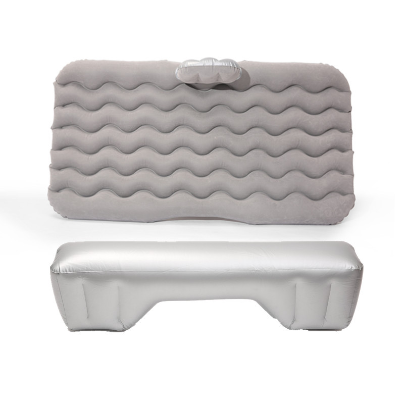 Car Lathe Car Inflatable Mattress Car Flocked Airbed Car Seat Back Air Cushion Bed Travel Bed
